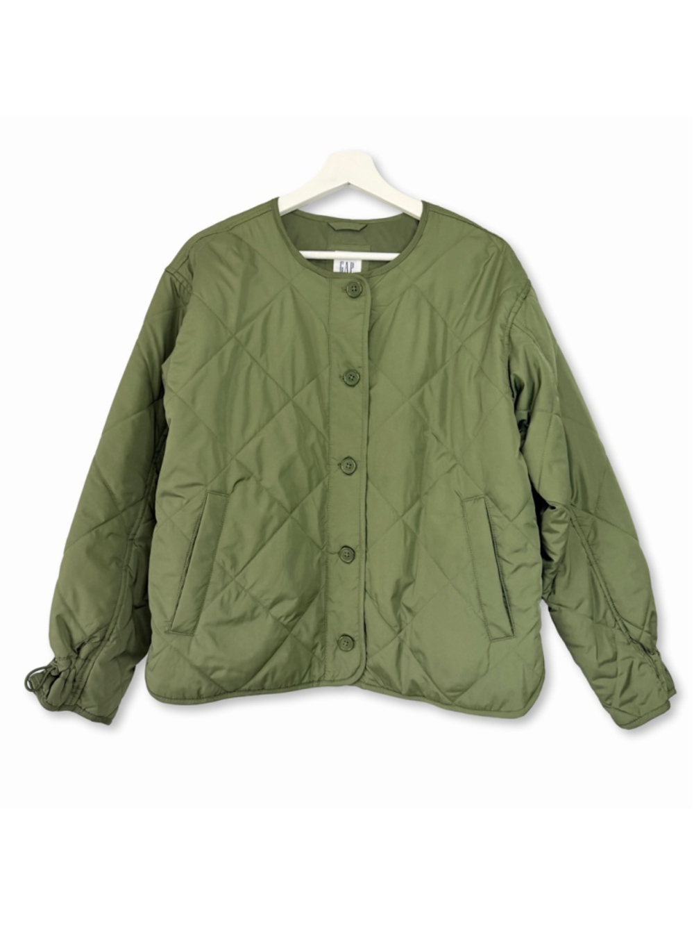 GAP Utility Jacket Women's Desert Cactus Green Size XS